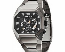 Police Mens Hunter Gunmetal Steel Bracelet Watch