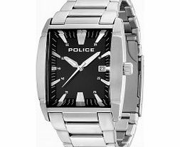 Police Mens New Avenue Silver Steel Bracelet Watch