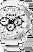 Police Mens Triumph Chronograph Silver Steel Watch