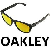 OAKLEY Frogskins Sunglasses - Matte Black/Fire 03-207