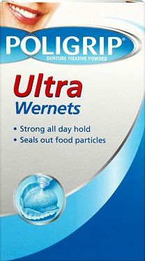 Poligrip, 2041[^]10084917 Denture Fixative Powder Ultra Wernets