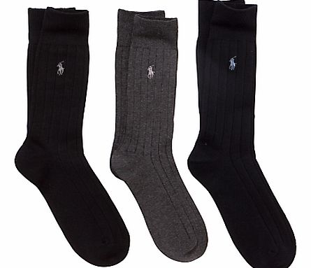 Dress Socks, Pack of 3, One
