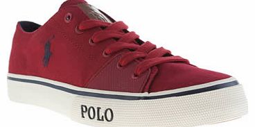 mens polo ralph lauren red cantor low 2 shoes