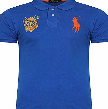Polo Ralph Lauren Ralph Lauren Polo Big Pony Short Sleeve Custom Fit (Medium, Royal Blue)