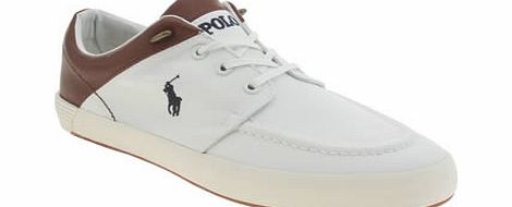 Polo Ralph Lauren White Jarred Shoes