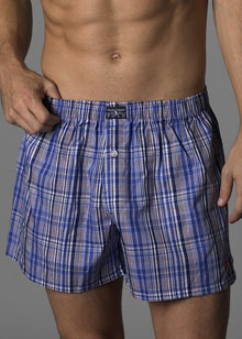 Woven Line 2 boxer with 1 button