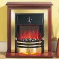 POOLE small electric fire suite