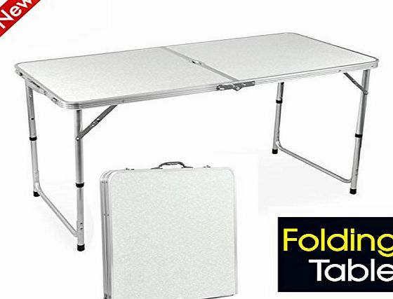 Popamazing Aluminum Portable Folding Camping Picnic Party Dining Table - 120cm x 60cm(L 
