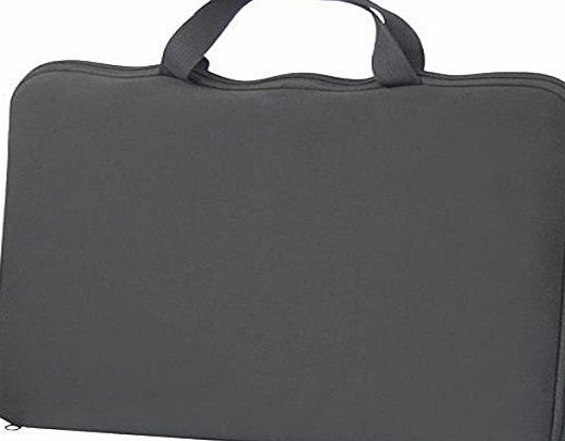 Popamazing Quality 15 15.6`` Stylish Black Laptop Notebook Sleeve Bag Case Cover Skin for Dell Sony HP Acer Asus Compaq