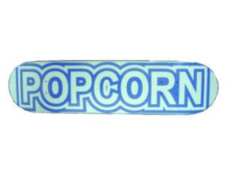 Popcorn Bold Logo Blue