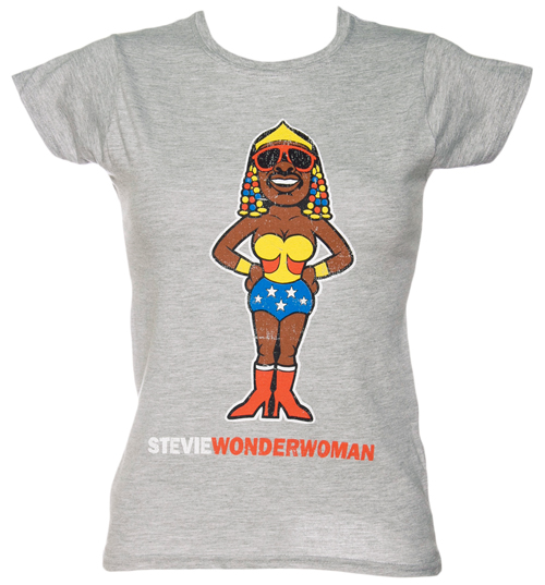 Ladies Stevie Wonder Woman T-Shirt from Popmash