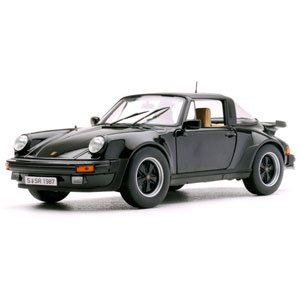 porsche 911 Turbo 3.3 Targa 1987 - Black 1:18