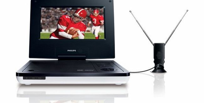 Portable4All Philips PET729/37 7-Inch LCD Portable TV/DVD Player