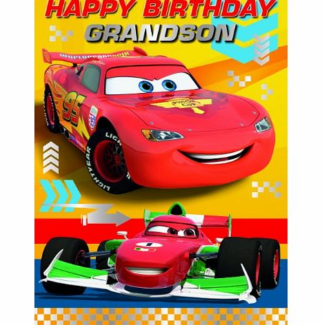 Portico Disney Cars Grandson Birthday Card