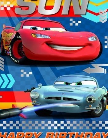 Portico Disney Cars Son Birthday Card
