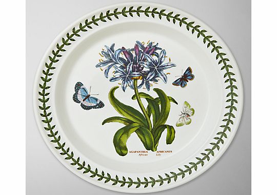 Botanic Garden Plate, African Lily,