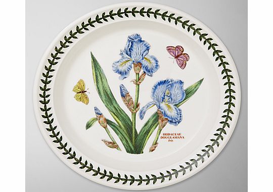 Botanic Garden Plate, Iris, Dia.20cm