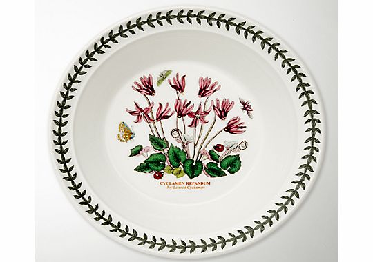 Portmeirion Botanic Garden Soup Plate, Cyclamen,
