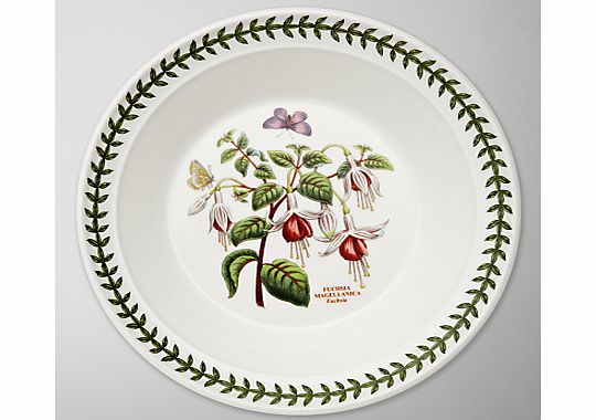 Portmeirion Botanic Garden Soup Plate, Fuchsia,