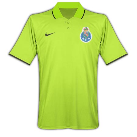 Porto Nike 2010-11 FC Porto Nike Travel Polo Shirt (Yellow)