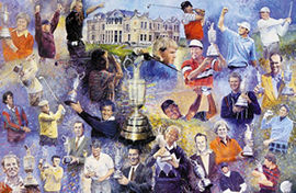 Portrait of Champions Limited Edition Golf Print