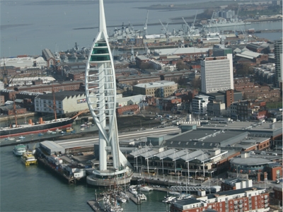 Portsmouth Harbour Helicopter Flight
