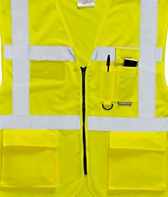 Portwest S476YER XL Hi-Vis Executive Vest - Yellow