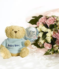 Baby Boy Bouquet Package