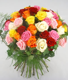 Prestige Fifty Assorted Roses