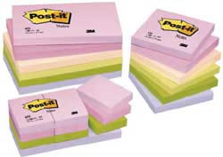 Post-it 3M Post-It Warm Pastel Notes Pad of 100 Sheets
