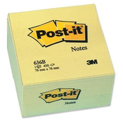 Note Cube - Canary Yellow - 76x76mm