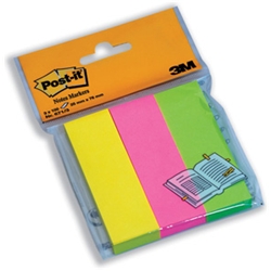 Note Page Markers - 3 pack - 25x76mm Ref