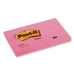 Notes - Neon Pink - 76x127mm - 6 pads