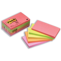 Notes - Neon Rainbow - Lined - 127x76mm