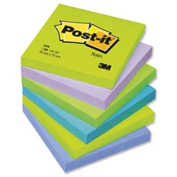 Post it Colour Notes Pad Cool Neon Rainbow