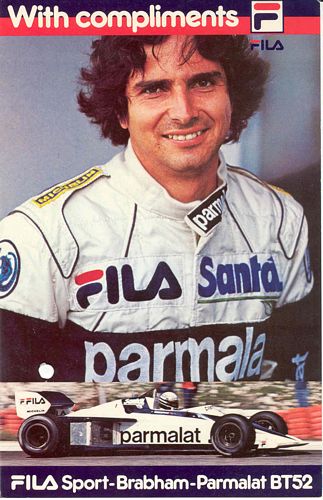Postcards & Laminates Brabham Piquet Fila Promotional Postcard