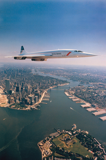 Concorde Over Manhattan Poster Maxi PP30769