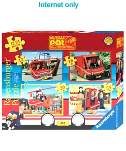 postman pat - 4 in a Box Puzzles