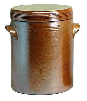 POTERIE RENAULT Condiment Jar 14cm