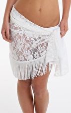 Pour Moi, 1295[^]265504 All About The Lace Sarong - White