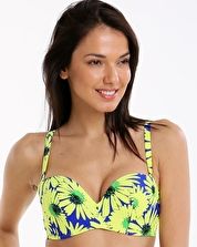 Pour Moi, 1295[^]276324 Crazy Daisy Strapless Padded Underwired Top -
