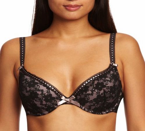 Pour Moi? Passion Padded Full Cup Womens Bra Black 36DD