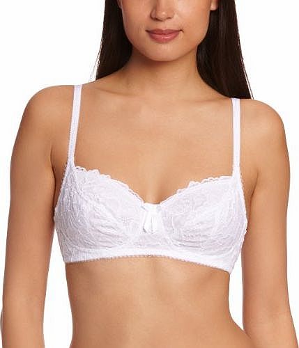 Pour Moi Serenity Non Wired Full Cup Womens Bra White 42DD