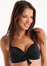 Pour Moi, 1295[^]248777 Splash Padded Underwired Top - Black