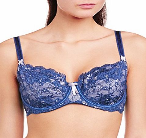 Pour Moi? Womens Amour Full Cup Everyday Bra, Blue (Midnight), 34G