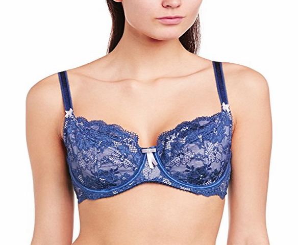 Pour Moi Womens Amour Full Cup Everyday Bra, Blue (Midnight), 38DD