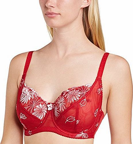 Pour Moi Womens St Tropez Full Cup Everyday Bra, Red, 38GG