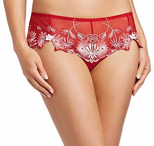 Pour Moi Womens St Tropez Knickers, Red, Size 10
