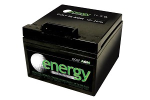 PowaKaddy Energy Golf AGM 18 Holes Battery 26AH