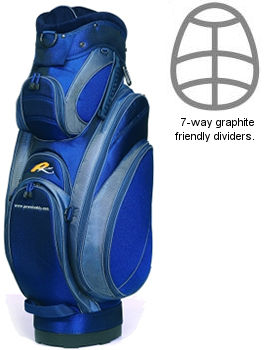 Golf Cart Bag Sport L Womens Blue/Silver